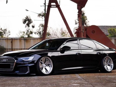 Audi A6 airstruts modified low lying posture