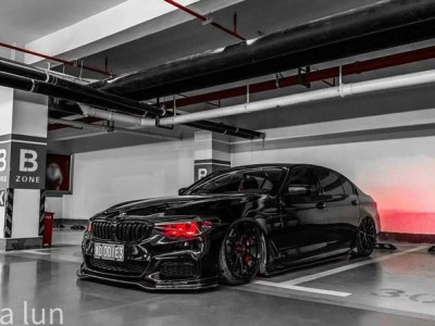 Zhejiang BMW 5 Series Airstruts installation effect is low lying charm