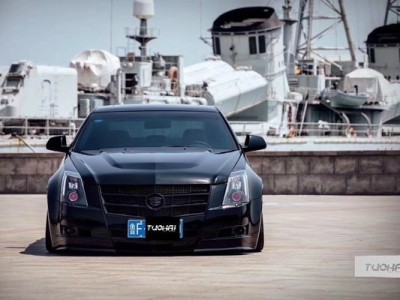 Cadillac CTS Air struts low-profile modified style