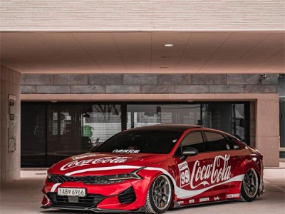 Coca style kia Optima Air struts low lying temptation
