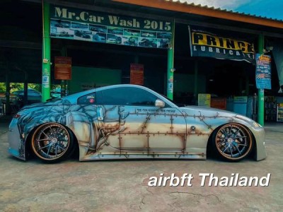 Thai Nissan 350Z Air struts modified low lying wind