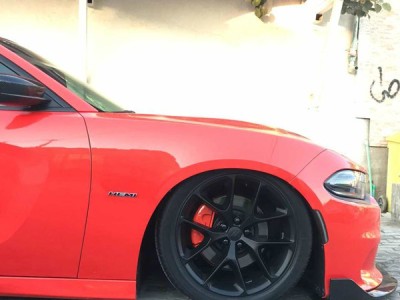 Unleashing Power and Elegance: The Transformed Dodge Challenger with Air Suspension